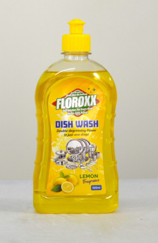 FLOROXX Dish Wash – Lemon Fragrance -500 ml - Image 2